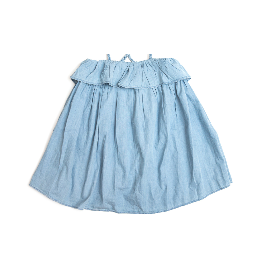 Chambray Tie Top