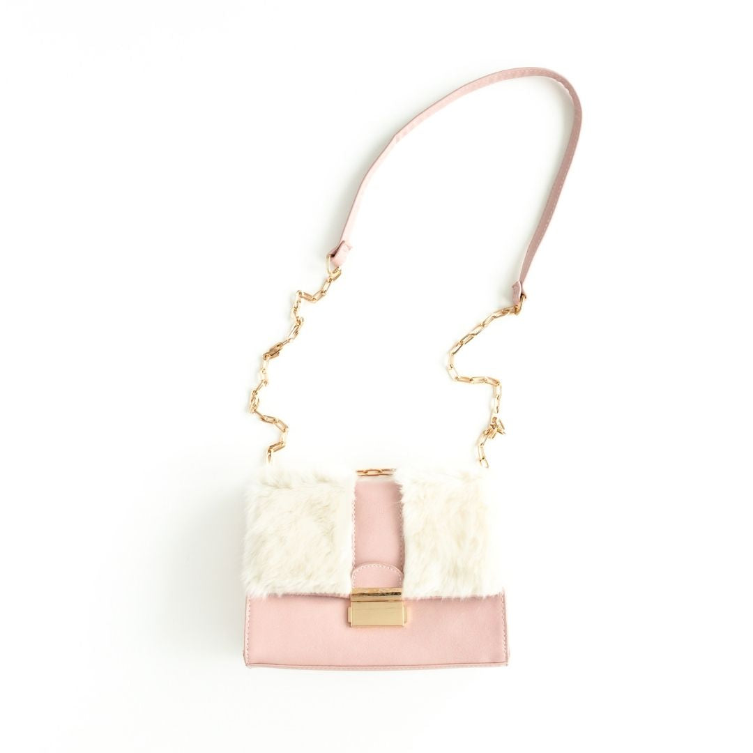 Fuzzy Buckle Purse