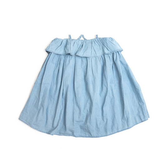 Chambray Tie Top