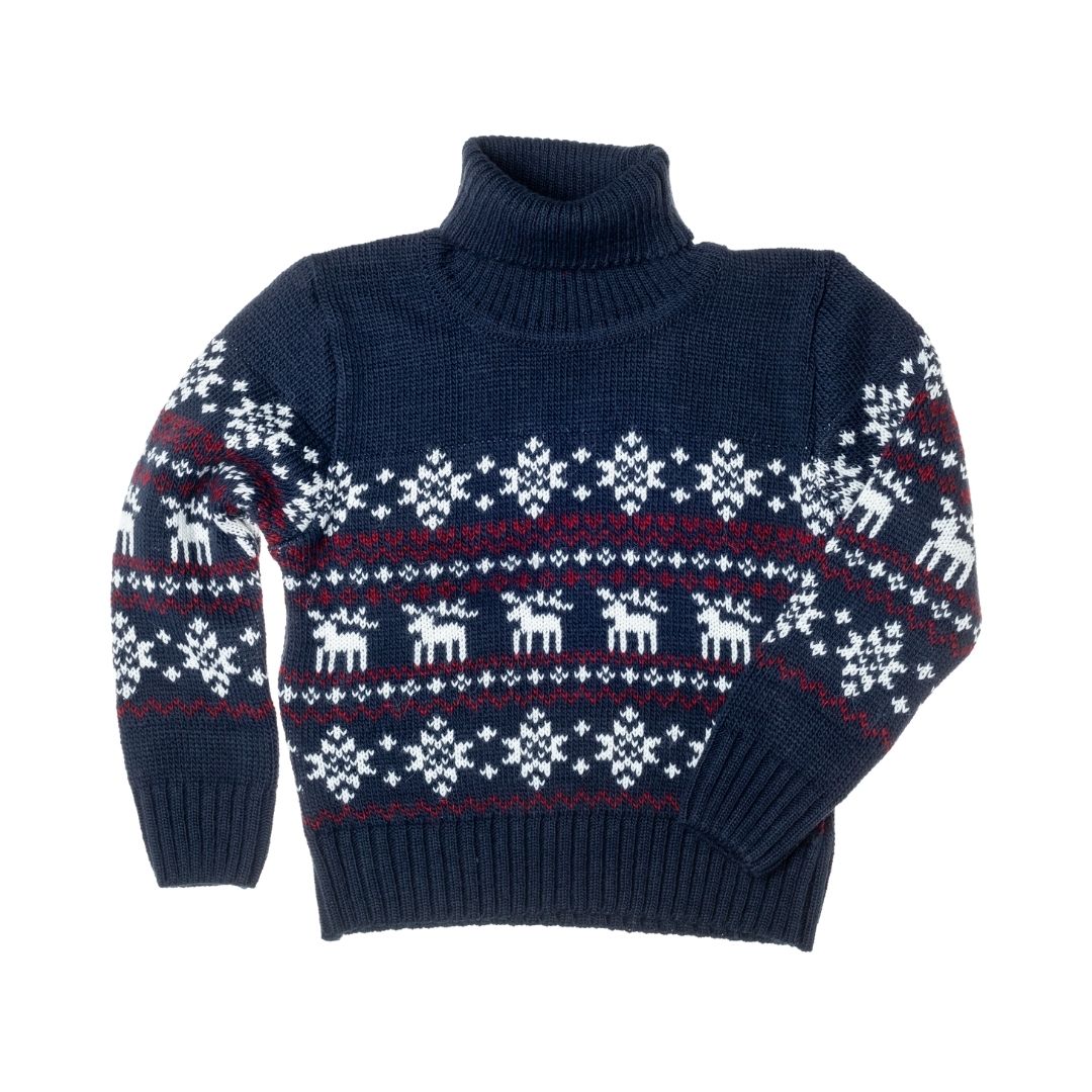 Turtleneck Fairisle Sweater