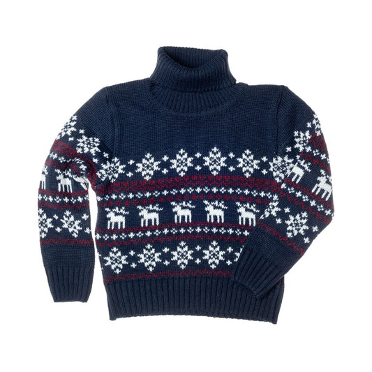 Turtleneck Fairisle Sweater